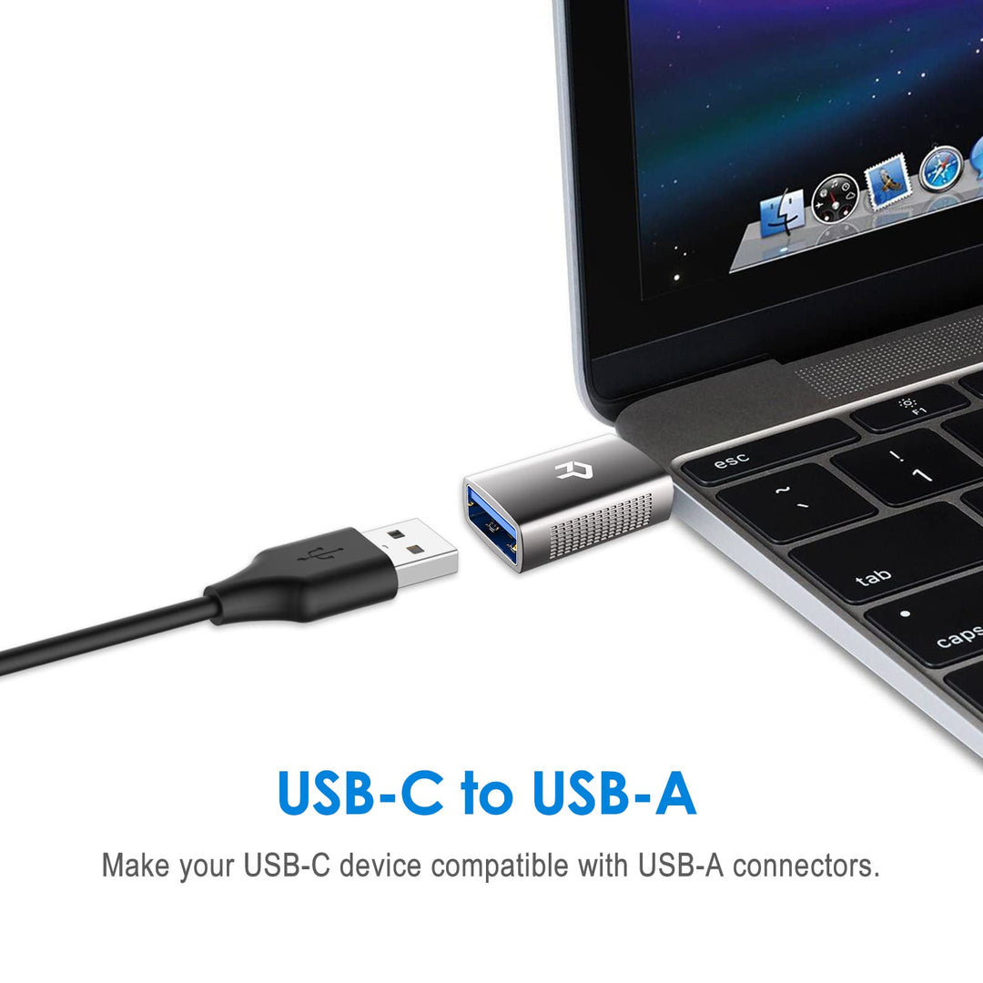 Rankie 2-Pack USB C 3.0 Adapter Hi-Speed USB Type C to 