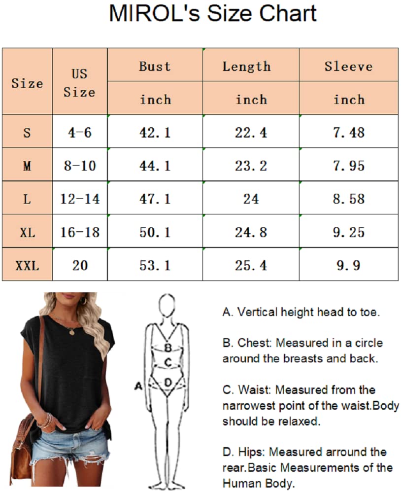 Women&#39;s Short Sleeve Tunic Tops 2023 Basic Loose T Shirts Solid Color Batwing Cap Sleeve Casual Tee Green