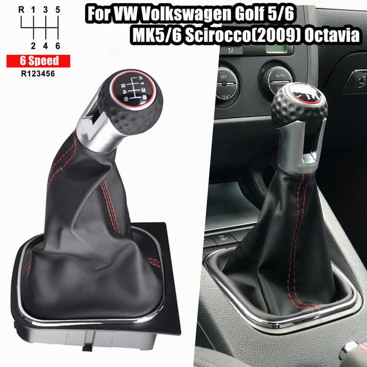 Malcayang 6 Speed Car Gear Shift Knob for Golf 5 6 MK5 