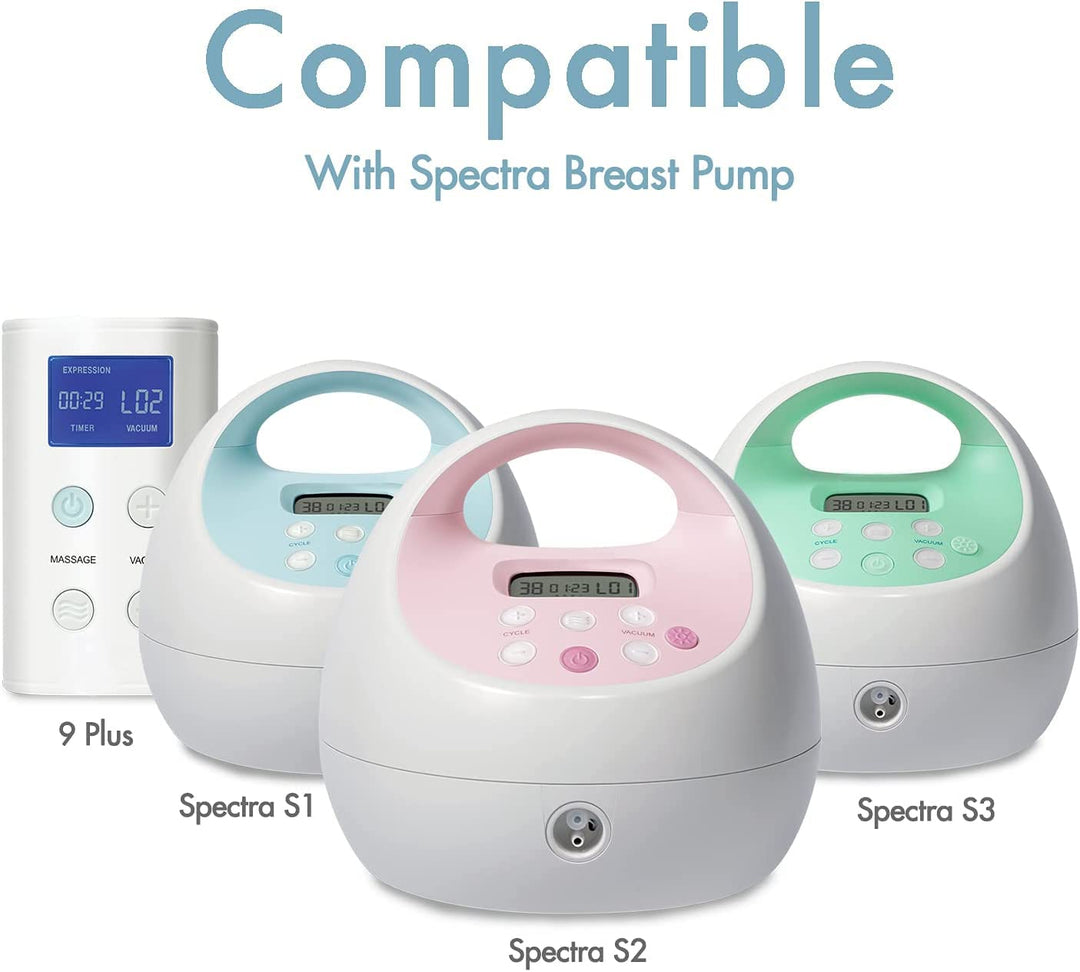 [12-Count] Pump Parts Compatible with Spectra S1, S2 and 9 Plus, Incl 8-Count Duckbill Valves for Spectra and Medela Pump in Style, 4-Count Silicone Membrane for Spectra Backflow Protector