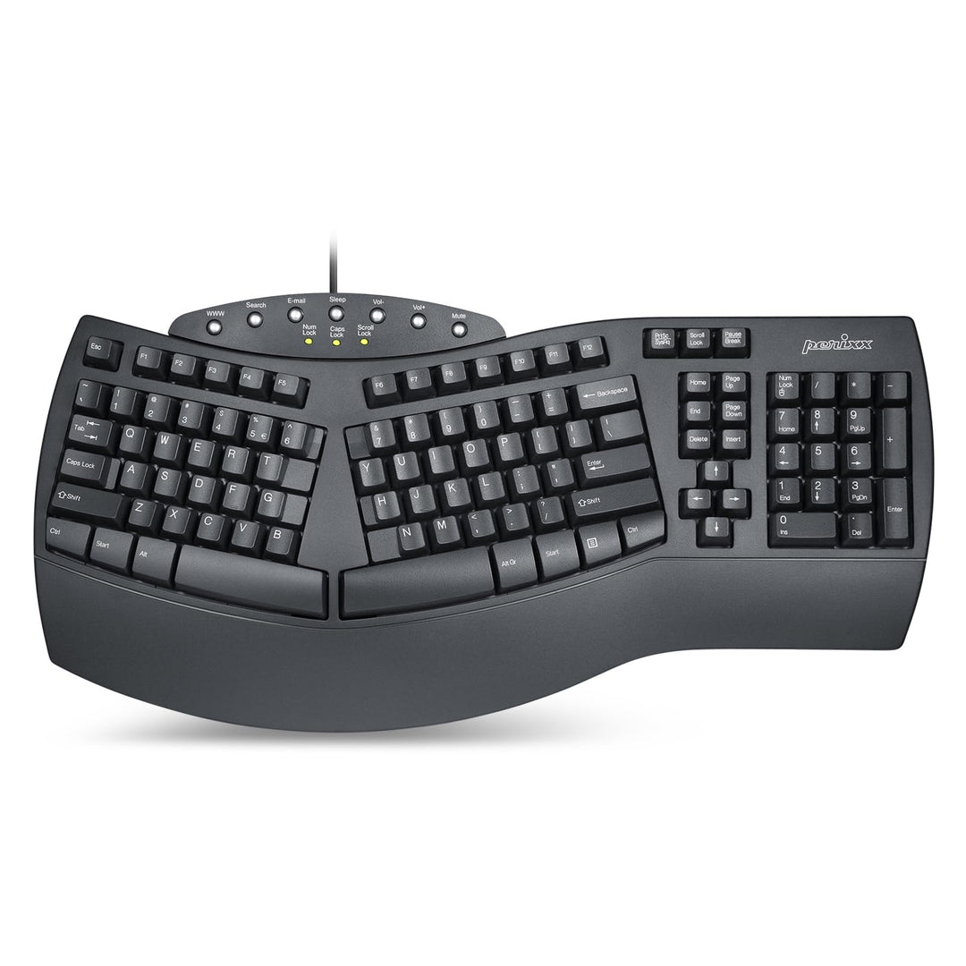 Perixx Periboard-512 Ergonomic Split Keyboard - Natural