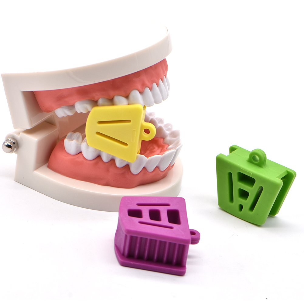 Wecando Dental Oral Silicone Mouth Prop Bite Blocks Lat