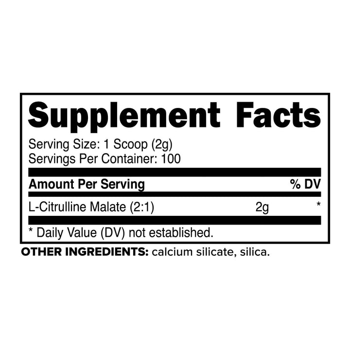 PrimaForce L-Citrulline Malate Powder, Unflavored Pre Workout Supplement, 200 grams - Boosts Energy, Aids Recovery, Enhances Strength Performance – Vegan, Non-GMO