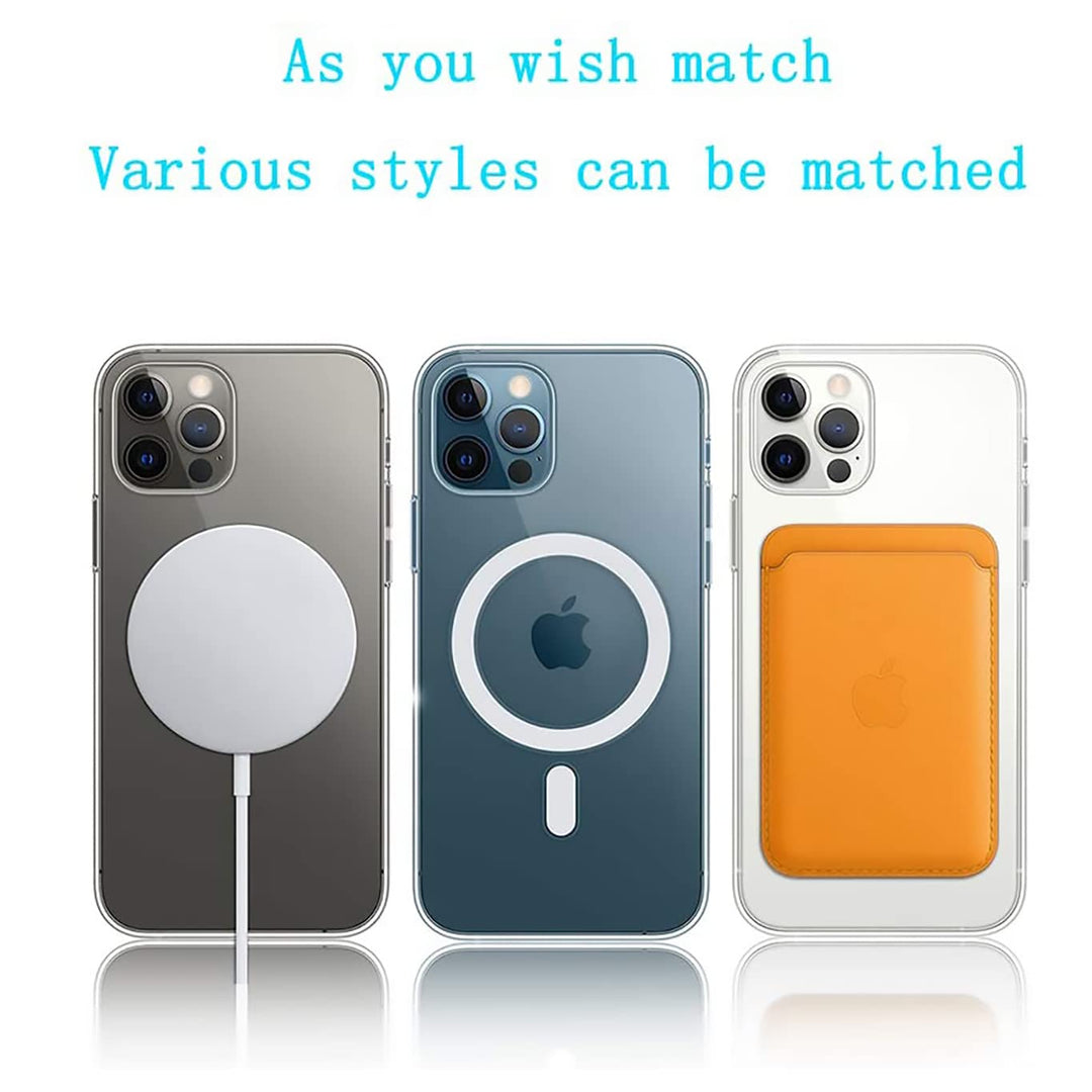 HVDI Clear Magnetic Case for iPhone Xs Max with Mag-Saf