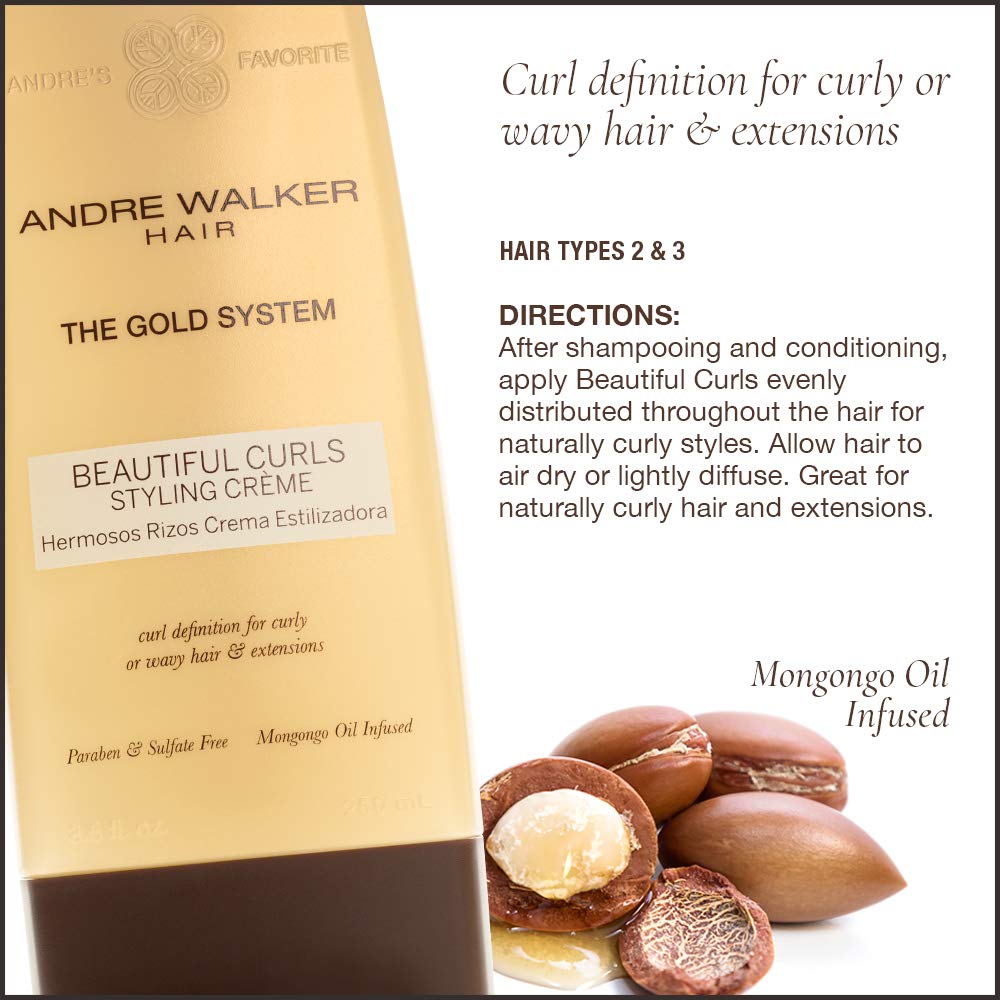 , Official Gold System Store, Beautiful Curls Styling Creme, 8.5 Fluid Ounce