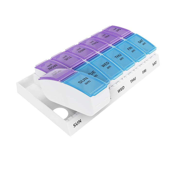Ezy Dose 7 Day AM/PM Travel Pill Container - 1 Ea [Kitchen & Home]