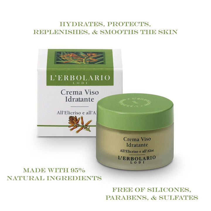 Moisturizing Cream with Everlasting and Aloe by L&#39;Erbolario Lodi by L&#39;Erbolario Lodi
