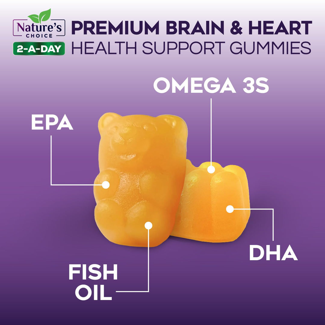 Omega 3 Fish Oil Gummies - Triple Strength Omega 3 Gumm