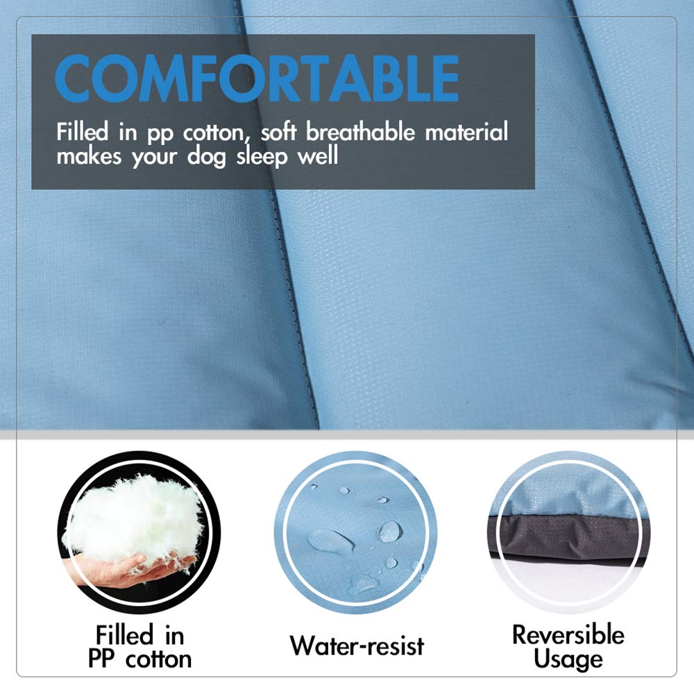 Outdoor Dog Bed, Waterproof, Washable, Large Size, Durable, Water Resistant, Portable and Camping Travel Pet Mat