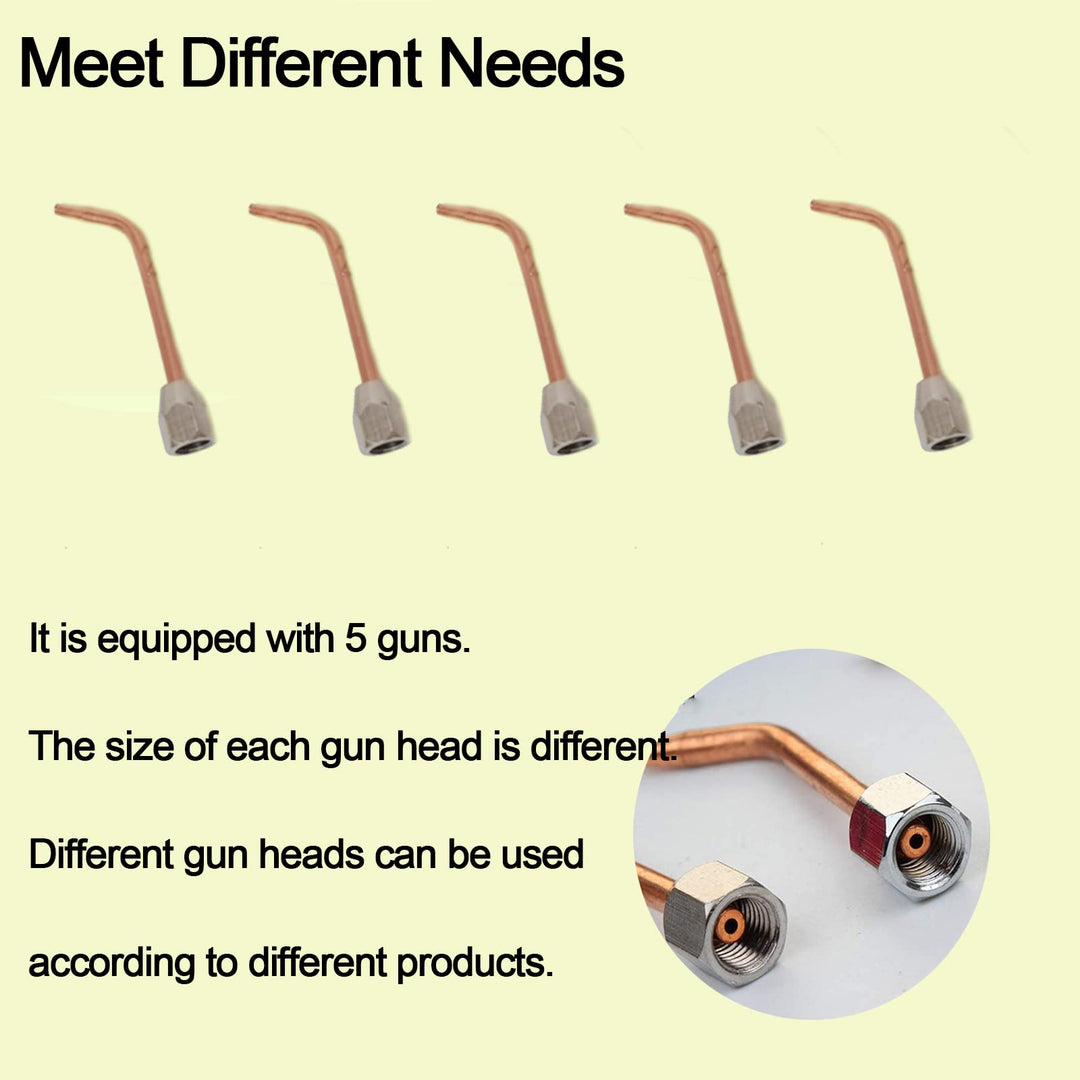 Jewelry Micro Mini Gas Small Torch Welding Soldering Gun with 5 Pcs Replaceable Tips, Jewelry Soldering Torches Soldering kit for Jewelry Repairing Torch