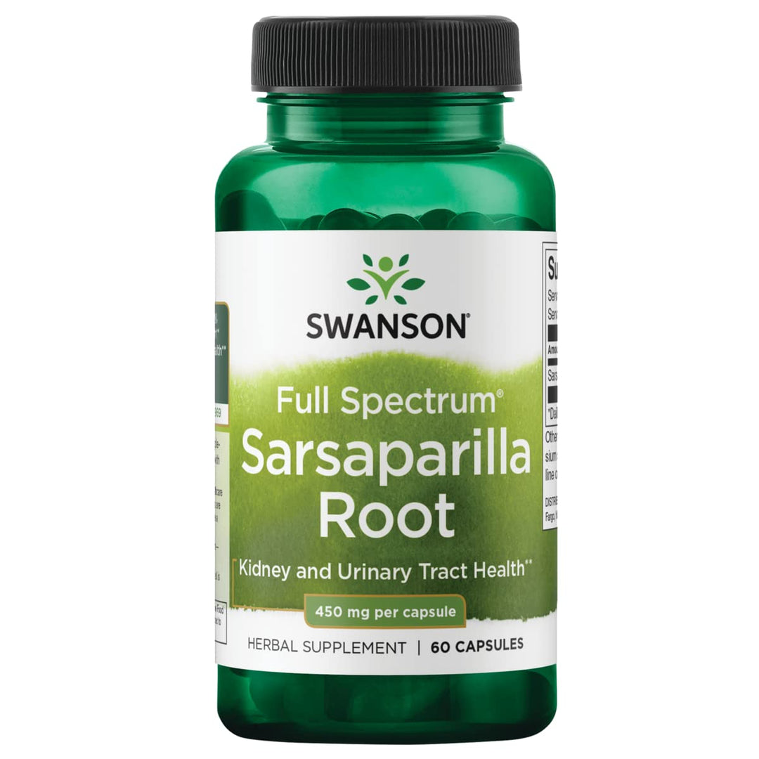 Swanson Sarsaparilla 450Mg 60 Capsules