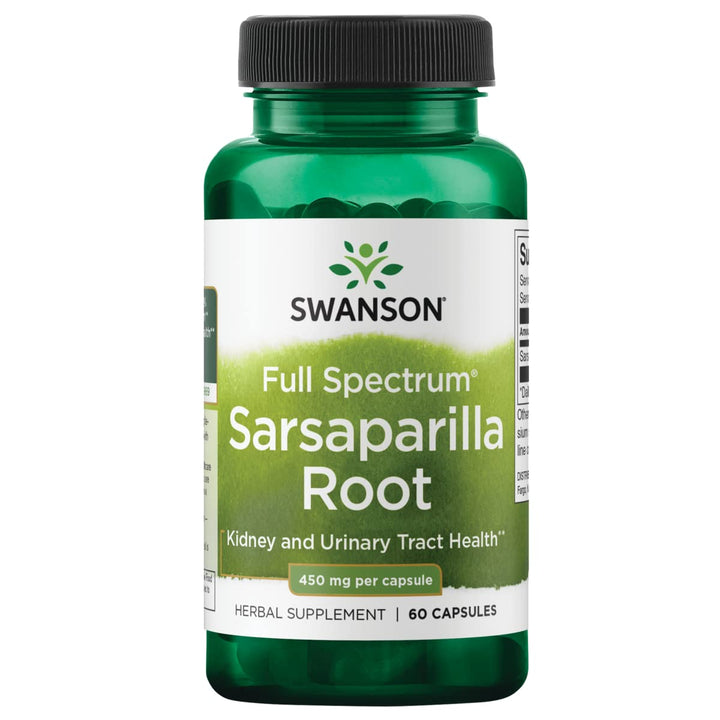 Swanson Sarsaparilla 450Mg 60 Capsules