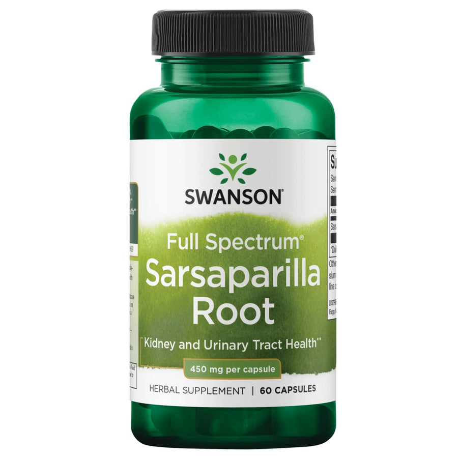 Swanson Sarsaparilla 450Mg 60 Capsules