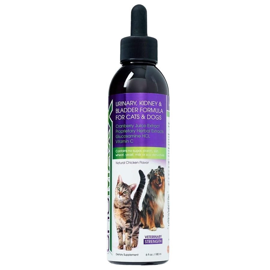 , Cat & Dog Urinary Tract Treatment, Bladder & Kidney Support for Dogs and Cats, Powerful Yet Gentle Pet Care, with Liquid Cranberry & Glucosamine, Chicken Flavor, 6 oz Bottle, 1 Pack