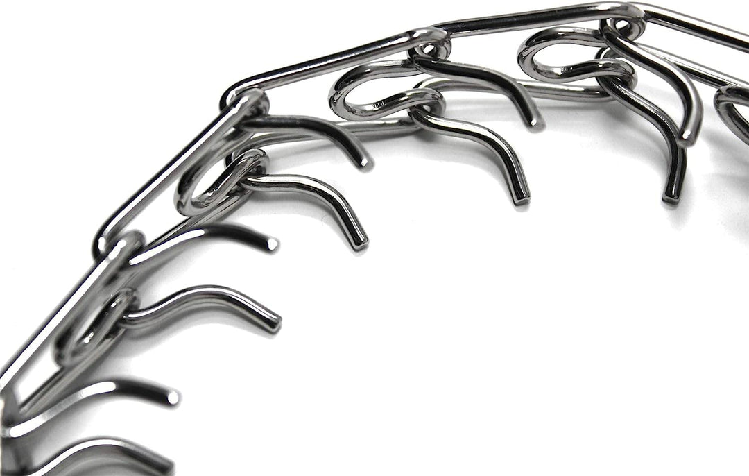 Stainless Steel Prong Dog Training Collar with Swivel Ultra-Plus Pet Pinch Collar No-Pull Collar for Dogs Made in Germany 2.25mm x 16in Small