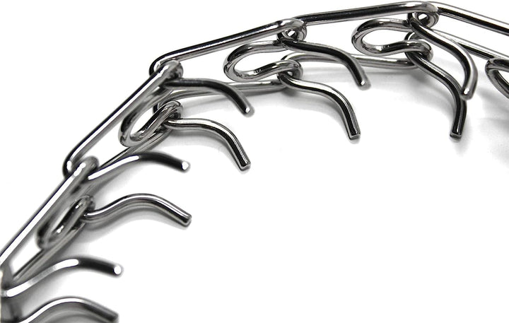 Stainless Steel Prong Dog Training Collar with Swivel Ultra-Plus Pet Pinch Collar No-Pull Collar for Dogs Made in Germany 2.25mm x 16in Small