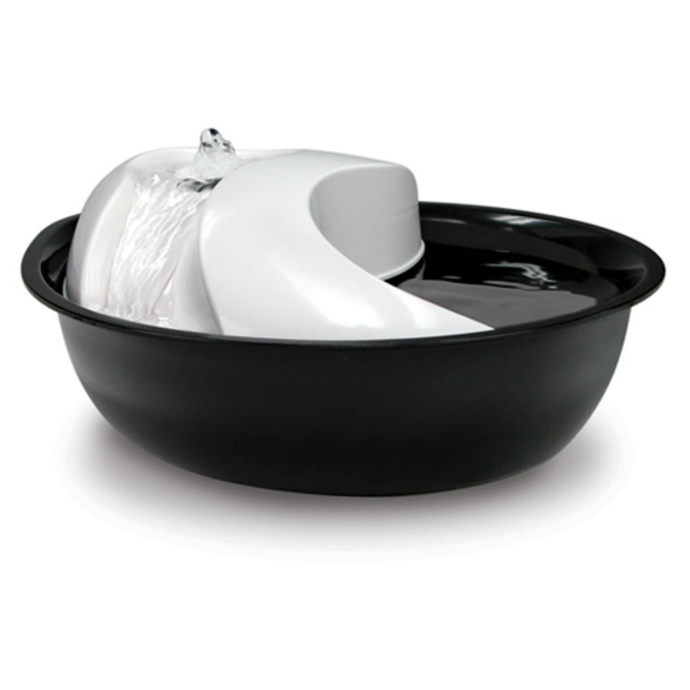 Raindrop Fountain, Pet Drinking Fountains (60 oz., White Ceramic)
