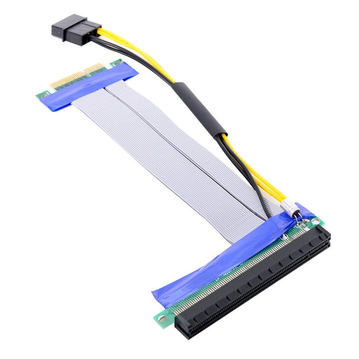 Chenyang CY PCI-E Express 4X to 16x Flex Cable Riser Ca