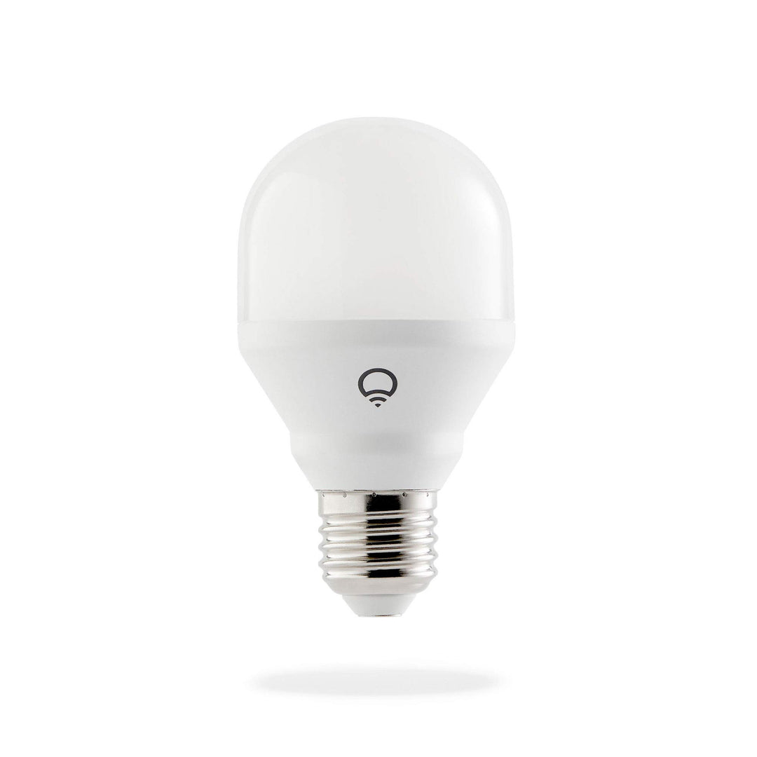 A19 Mini Day and Dusk White Wi-Fi Smart LED Light Bulb, Dimmable, No Hub Required, App and Voice Control, Works with Amazon Alexa, Apple HomeKit, Google Assistant and Microsoft Cortana