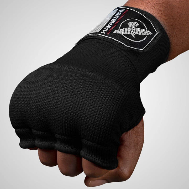 Hayabusa Quick Gel Boxing Hand Wrap Gloves - Black, Med