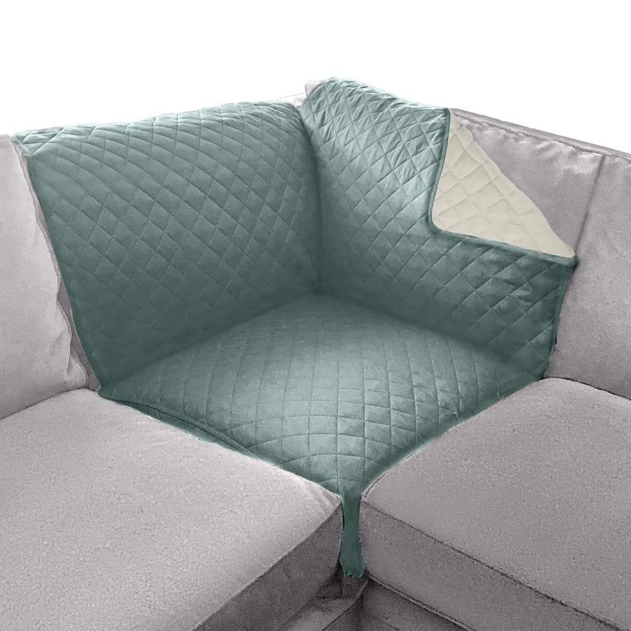 Sofa Shield Patented Sectional Slip Cover, Large Cushio