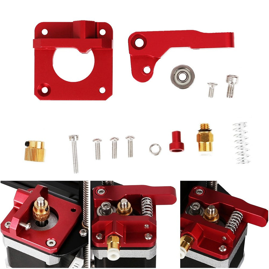Creality Ender 3 Aluminum Extruder, Ender 3 Metal Extruder, Ender 3 Pro Extruder Upgrade MK8 Drive Feed Bowden Extruders for Ender-3 V2/ Ender-3 Pro/Ender-3 Max/CR-10/10S/ Ender 5/ ENDER5 Plus