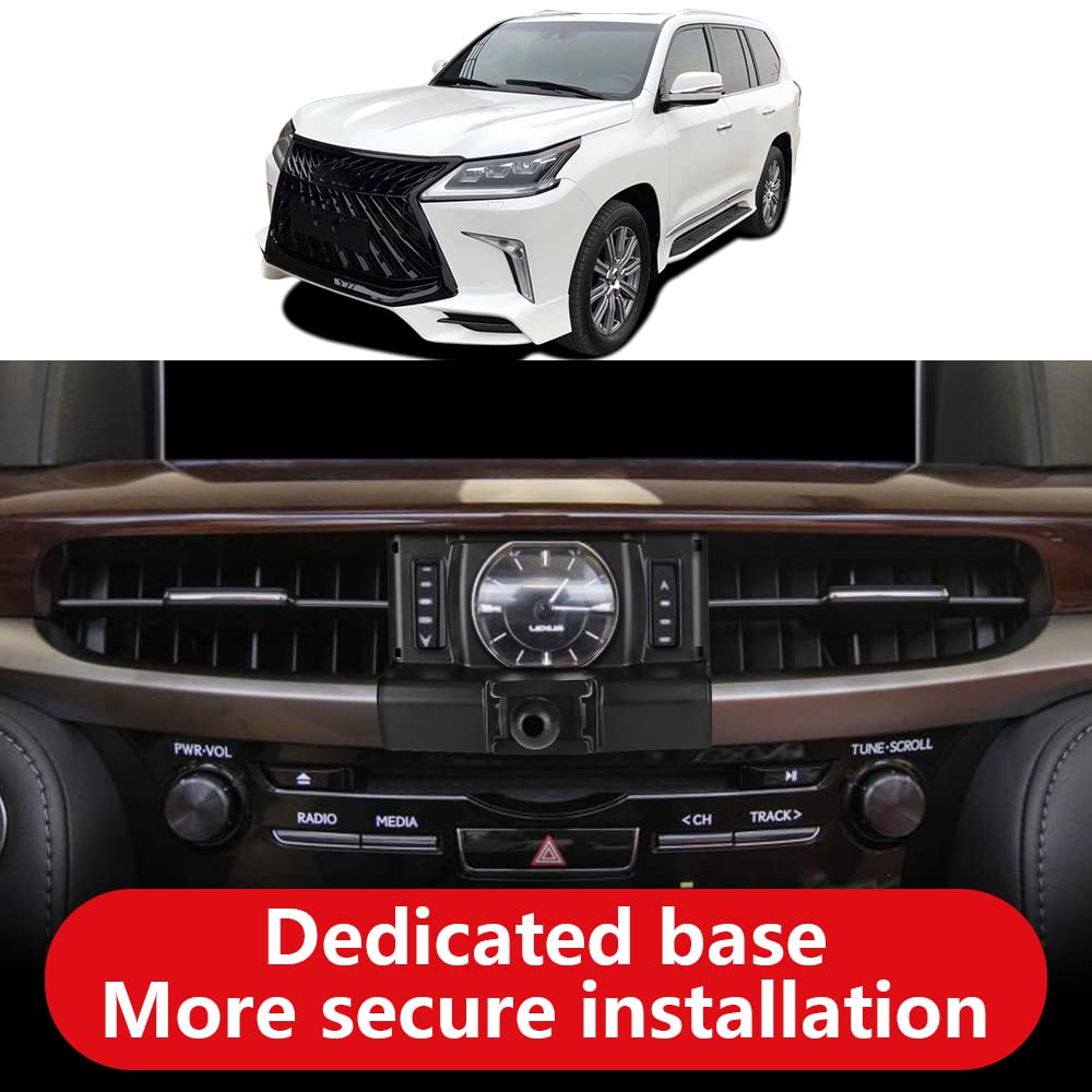 LUNQIN Car Phone Holder for Lexus LX 570 LX570 2016-202