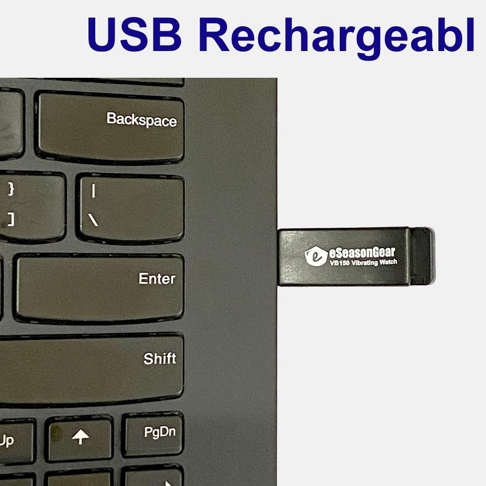 eSeasongear VB150 15 Alarm Vibrating Watch Wristband, Potty Training, Silent Anti-Distraction Focus Attention and Medication Reminder, Sport Timer (Purple)