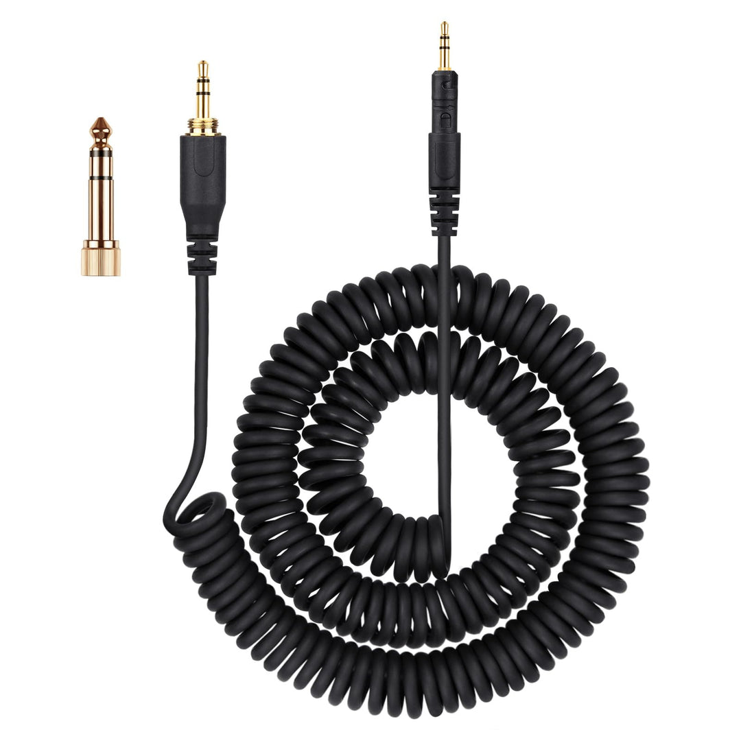 weishan Coiled Audio Cable Replacement for Audio-Technica ATH-M50X, ATH-M40X, ATH-M70X Gaming Headphones, 2.5mm to 3.5mm Extension Aux Cord Wire 5ft to 16ft
