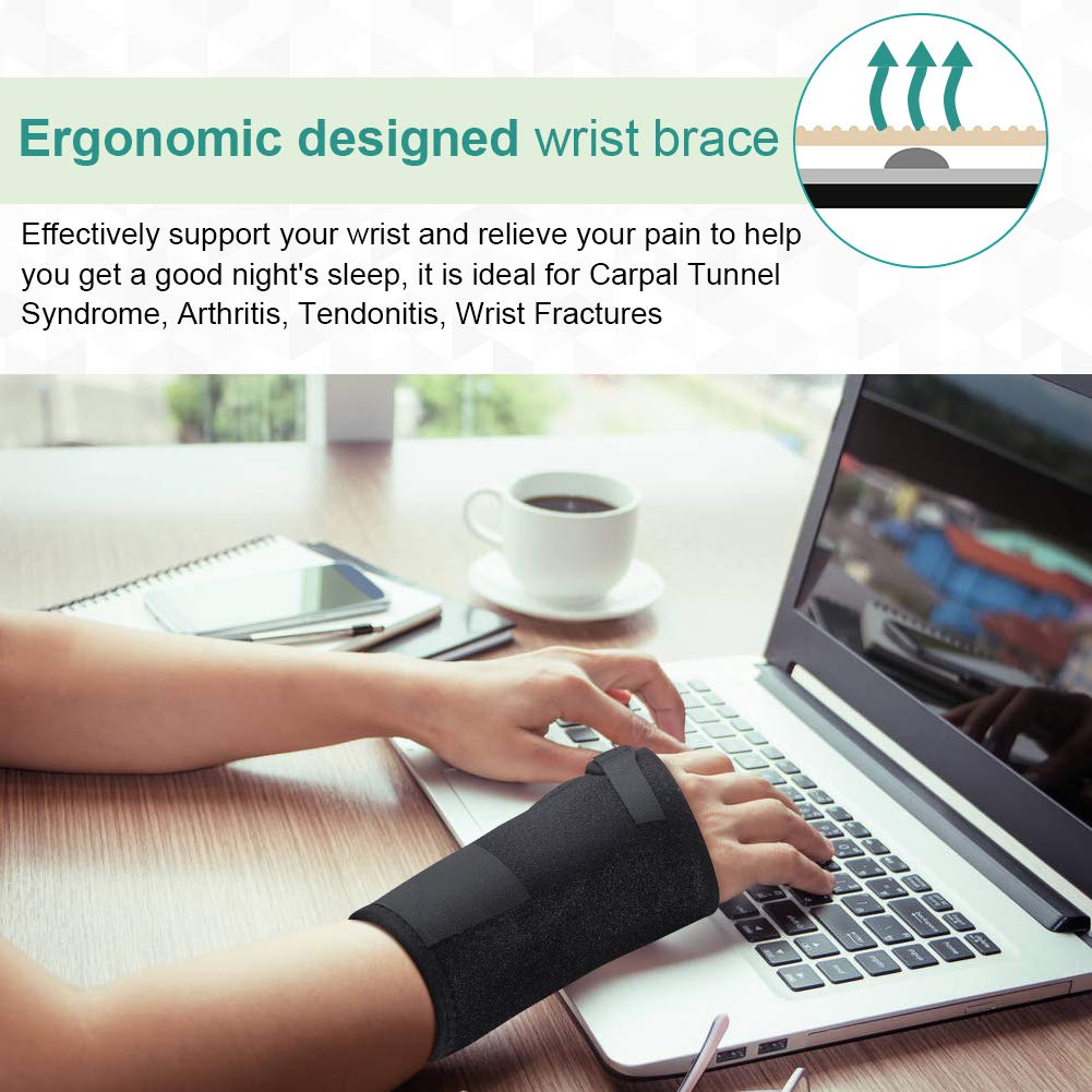 Elastic Wrist Support Brace Splint, Lightweight, Breath