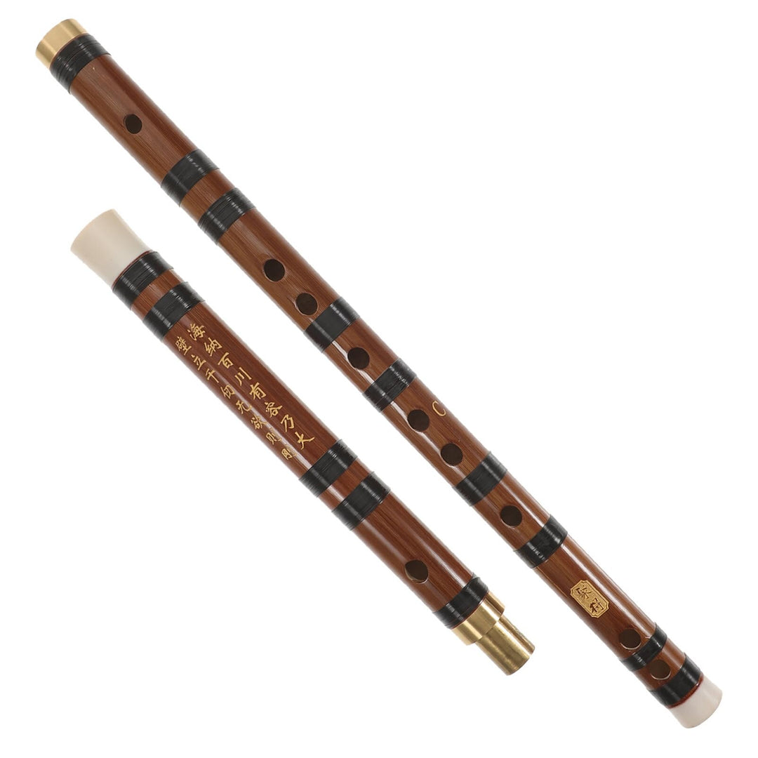 MILISTEN Bamboo Flute Musical Key C Wooden Flute Chinese Flute Instrument Chinese Bamboo Classic Musical Instrument for Kids Adults Beginners, Mix Style