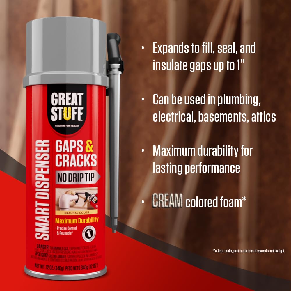 99108824 Smart Dispenser Gaps & Cracks, Cream, 12 Ounce