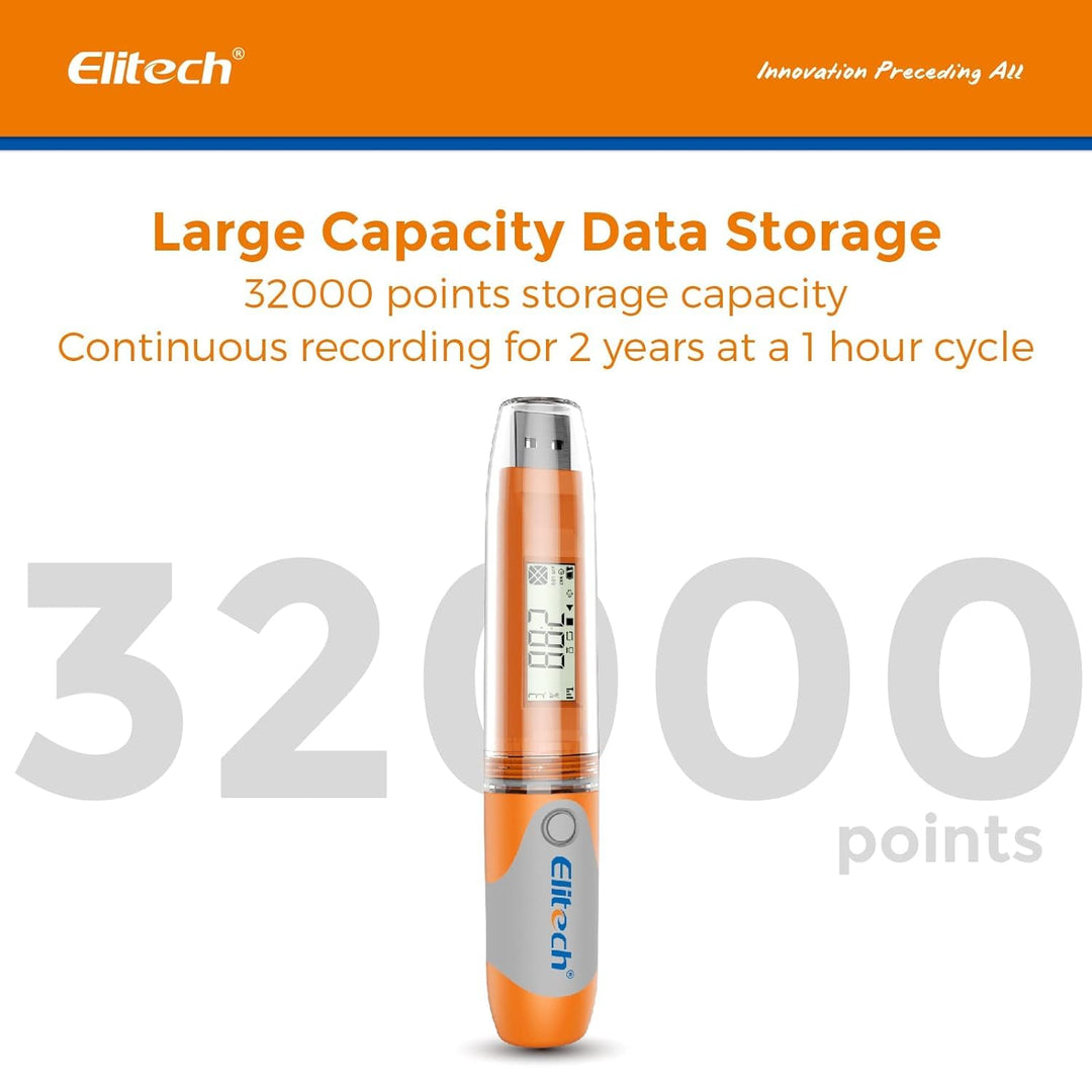 Elitech RC-51H USB Temperature Data Logger Reusable Dig