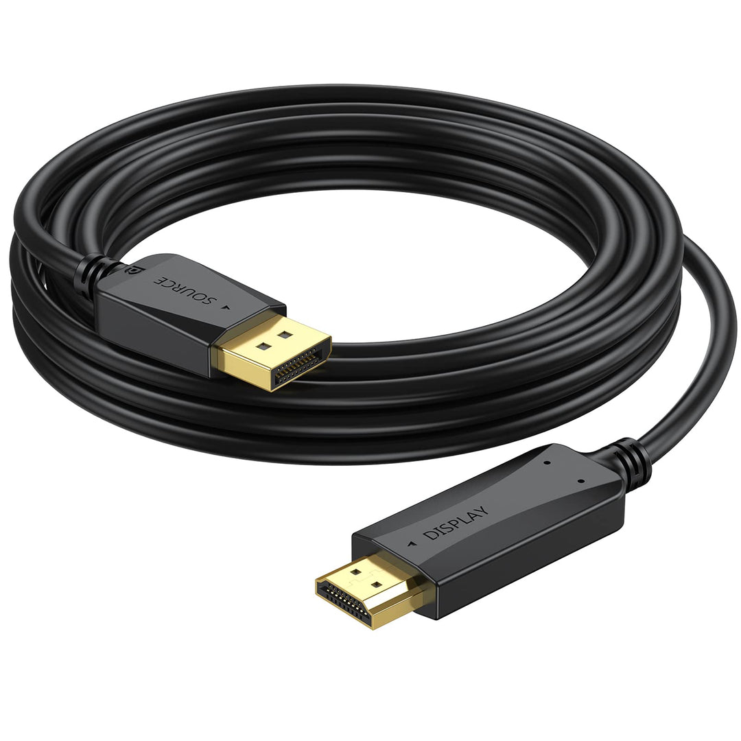 4K DisplayPort to HDMI Cable 6 ft, 4K DP (Display Port)