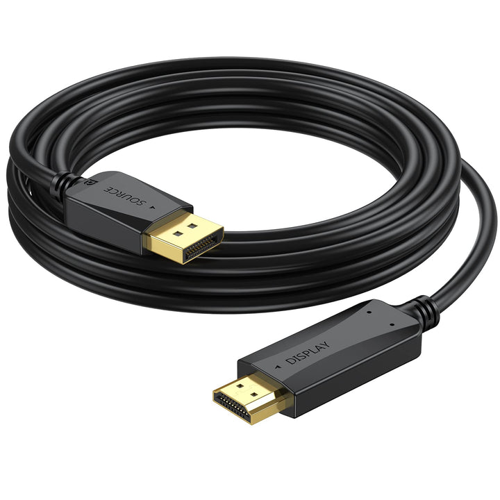 4K DisplayPort to HDMI Cable 6 ft, 4K DP (Display Port)