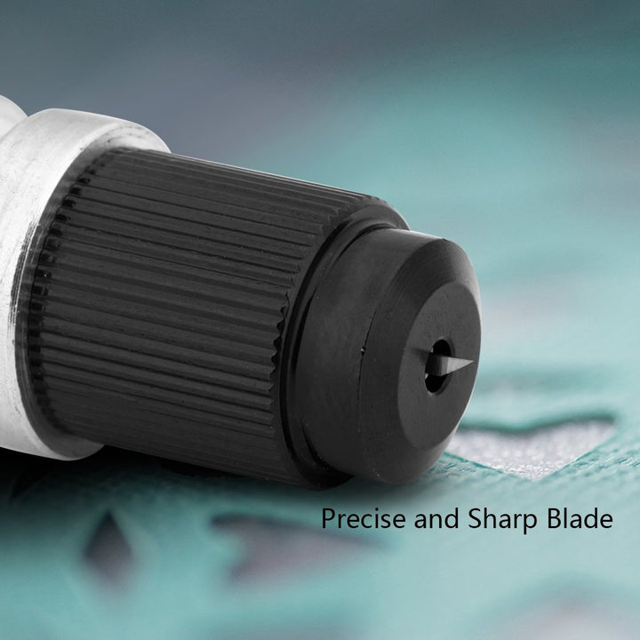 CB09 Blades for Silhouette Cameo 4/4 Plus/4 Pro/3/2/1/Portrait/Curio/with Graphtec Holder Housing 15PCS (30/45/60 Degree) Cutting Blades for Cameo Replacement Accessories Buddle