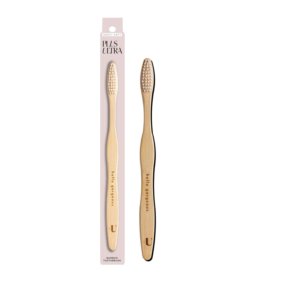 Plus Ultra, Toothbrush Bamboo Hello Gorgeous, 1 Count