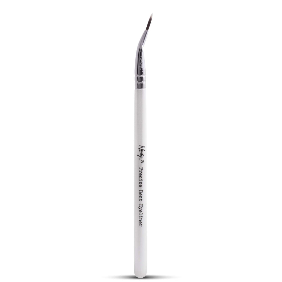 Precise Ultra Fine Thin Tip Bent Eyeliner Makeup Brush for Applying Gel Cream Liquid Eye Liner