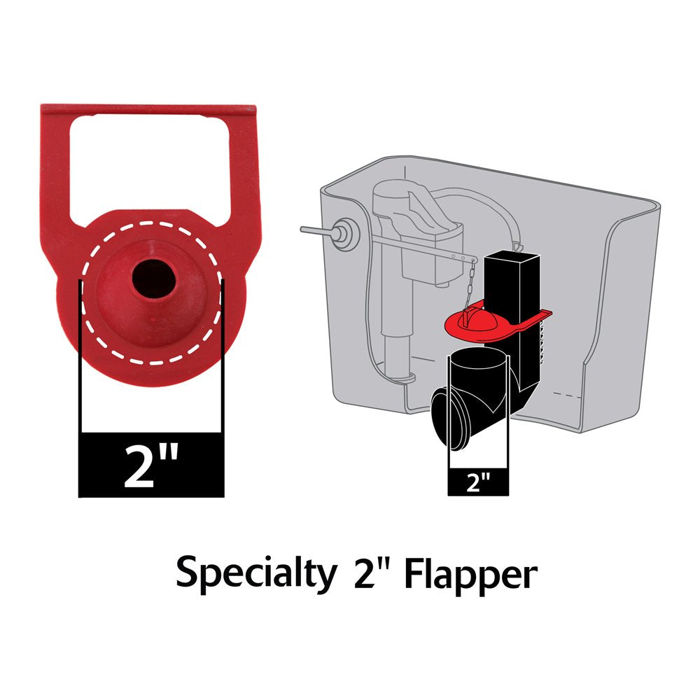 Korky 2011BP Hinge Flapper For Kohler Toilet Repairs - 
