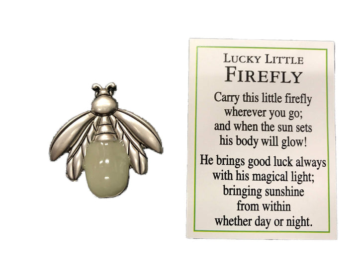 Lucky Little Firefly Token Charm Glow in The Dark