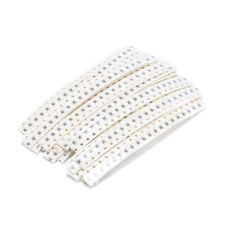 1800 Pieces 0603 1% SMD SMT Resistor Capacitor Kit Assorted Value Pack 2x1mm 10R~1M 1/10W