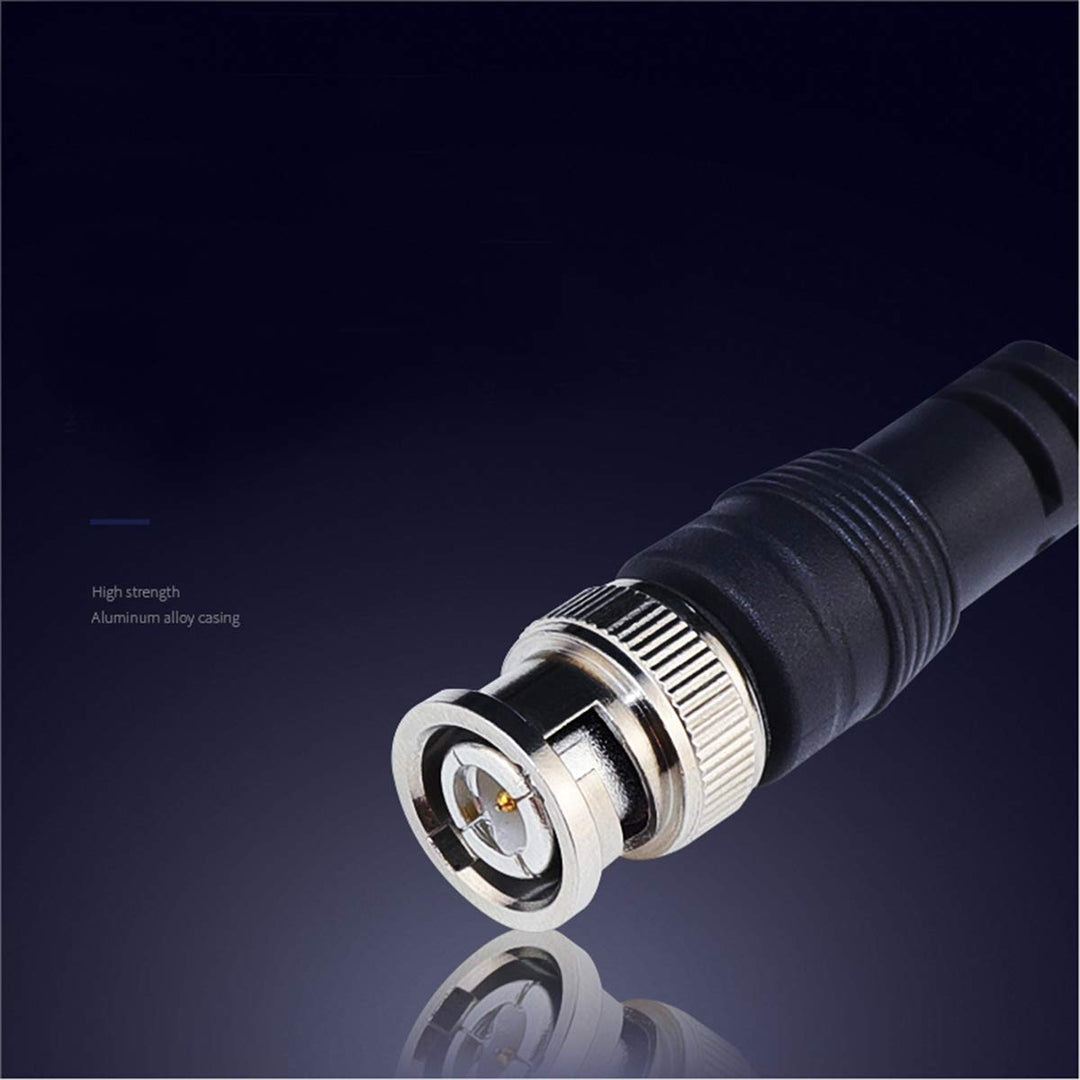 Tan QY BNC RG-59/U Cable 15Ft - BNC Male to Male Extens