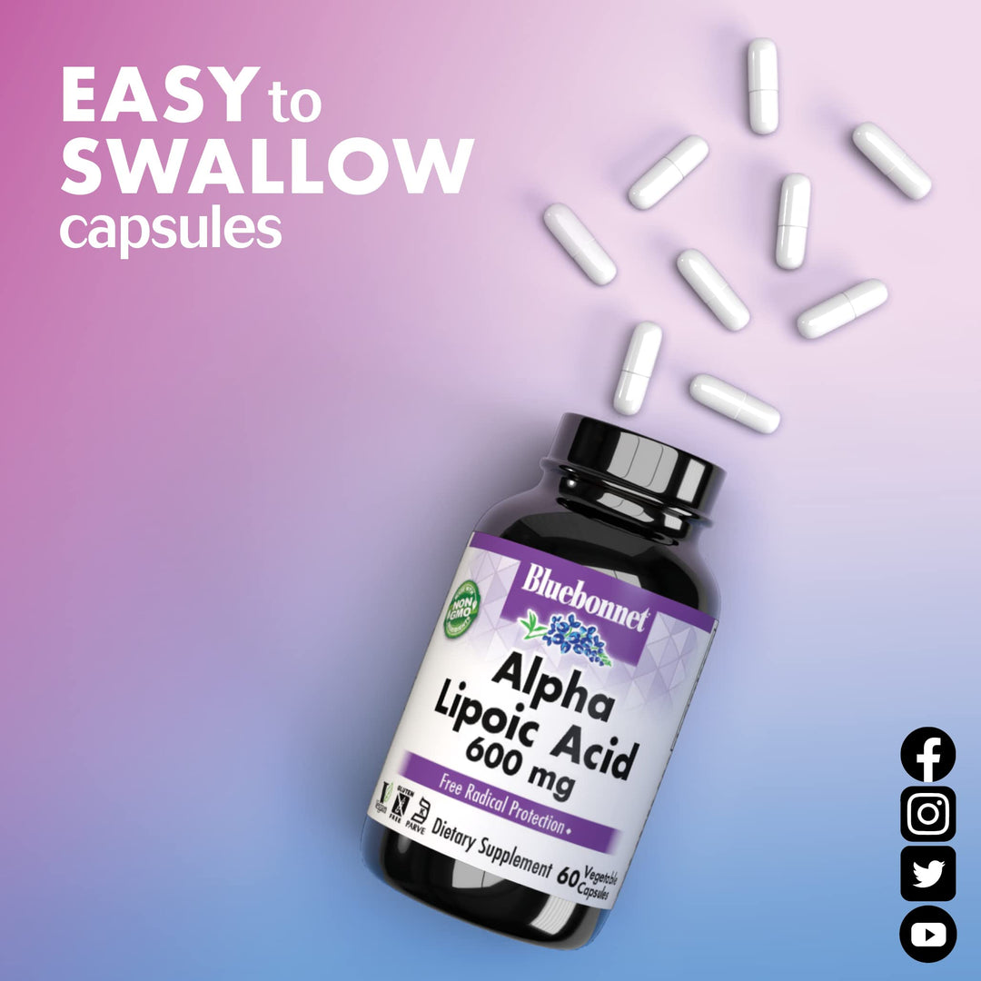 BLUEBONNET NUTRITION ALPHA LIPOIC ACID 100 mg