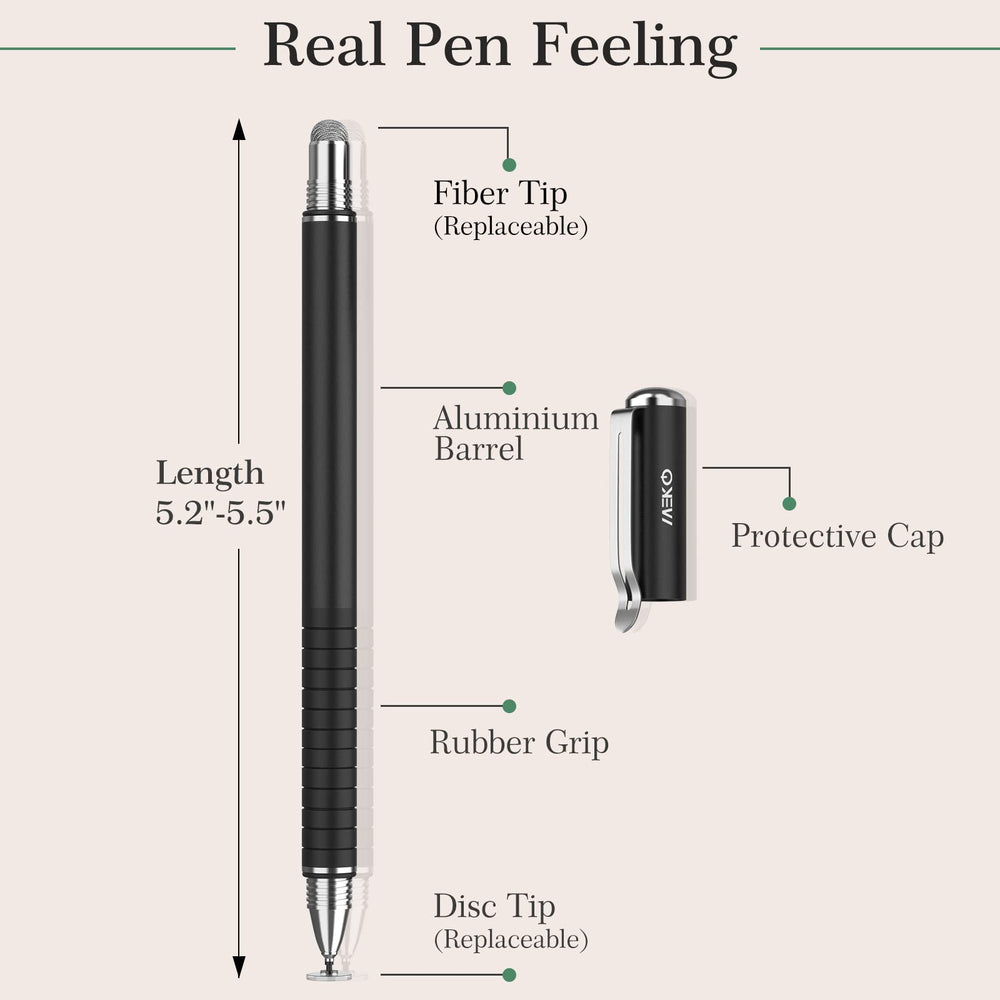 MEKO Universal Stylus,[2 in 1 Precision Series] Disc St
