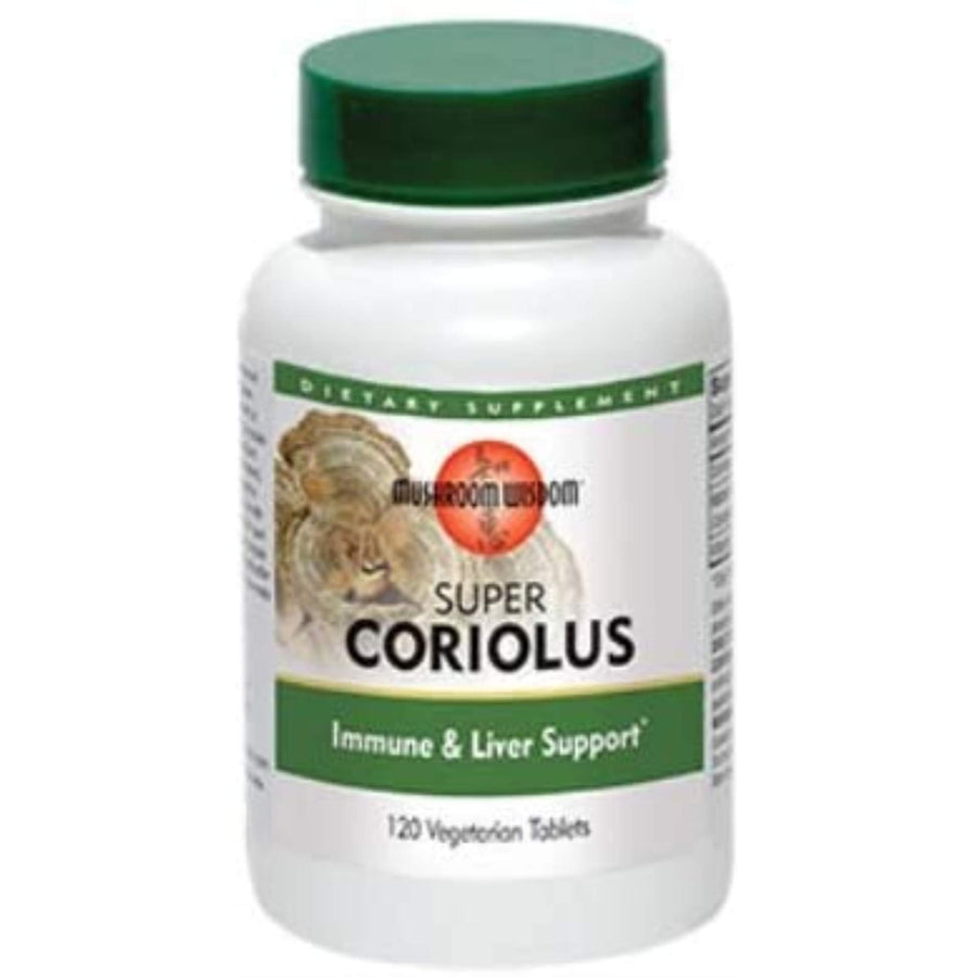 Mushroom Wisdom Super Coriolus with D Fraction - 120 Tablets