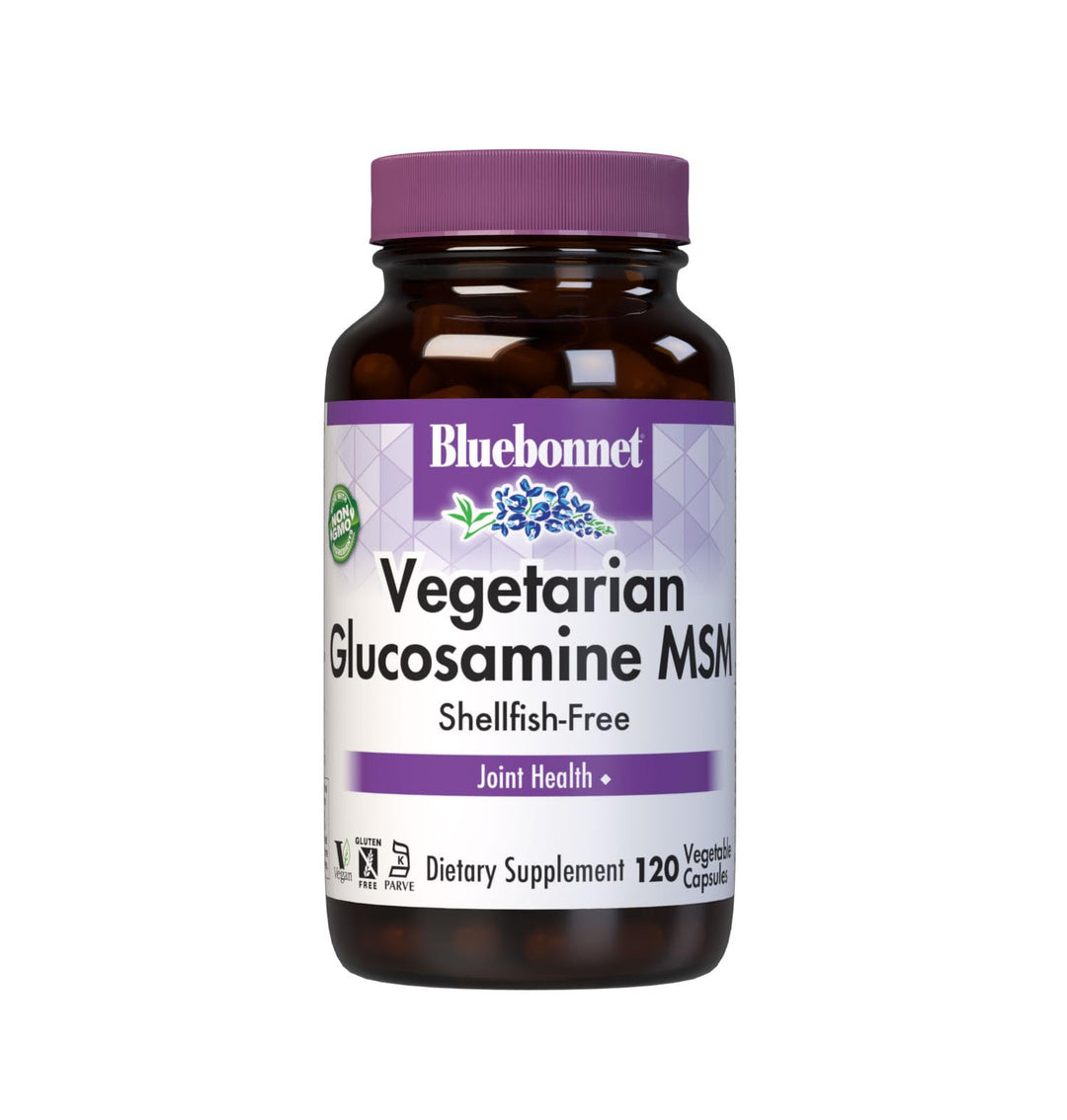 Vegetarian Glucosamine Plus MSM Supplement, 120 Count (&#39;743715011151)
