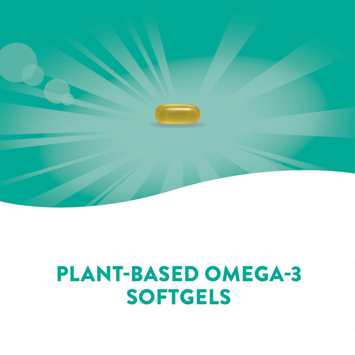 Nature&#39;s Way NutraVege Plant Based Omega-3, Heart Health and Eye and Brain Function*, 30 Vegan Softgels