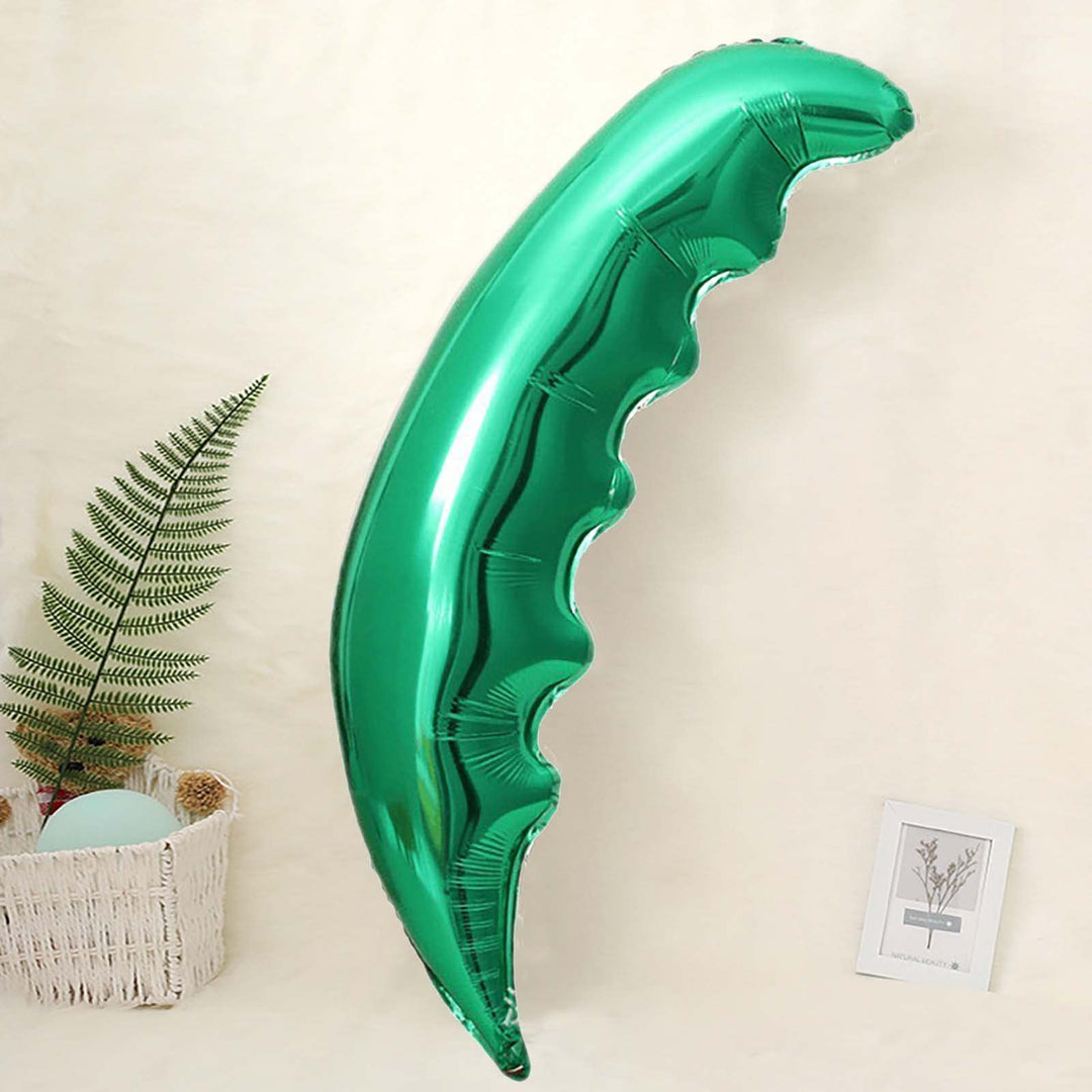 6 Pack Coconut Palm Leaves Balloons Helium Foil Green Palm Tree Leaves Balloons for Birthday Wedding Baby Shower Hawaii Luau Tropical Party Decorations