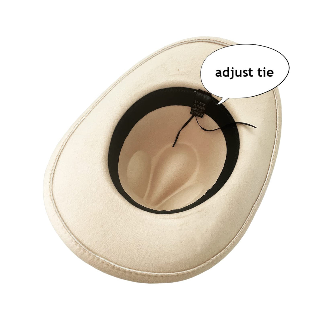 Gossifan Classic Womens Western Cowboy Cowgirl Hats wit