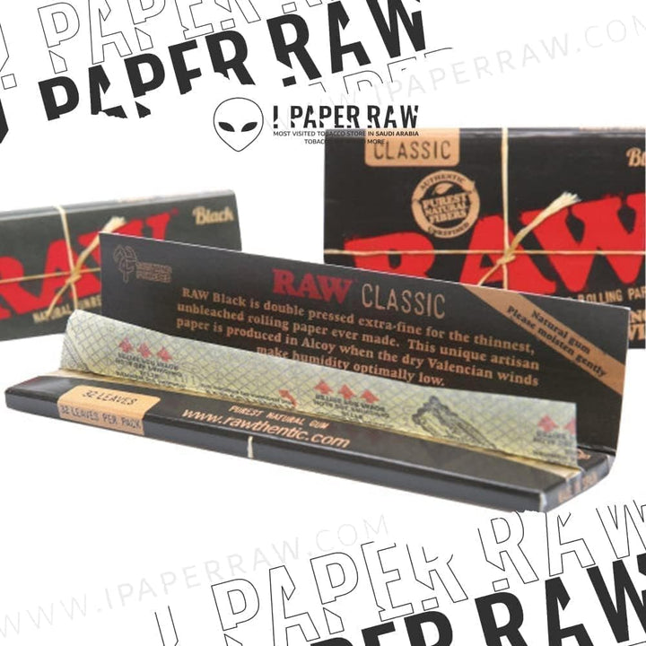 RAW Classic 1 1/4 Size Natural Unrefined Ultra Thin 79m